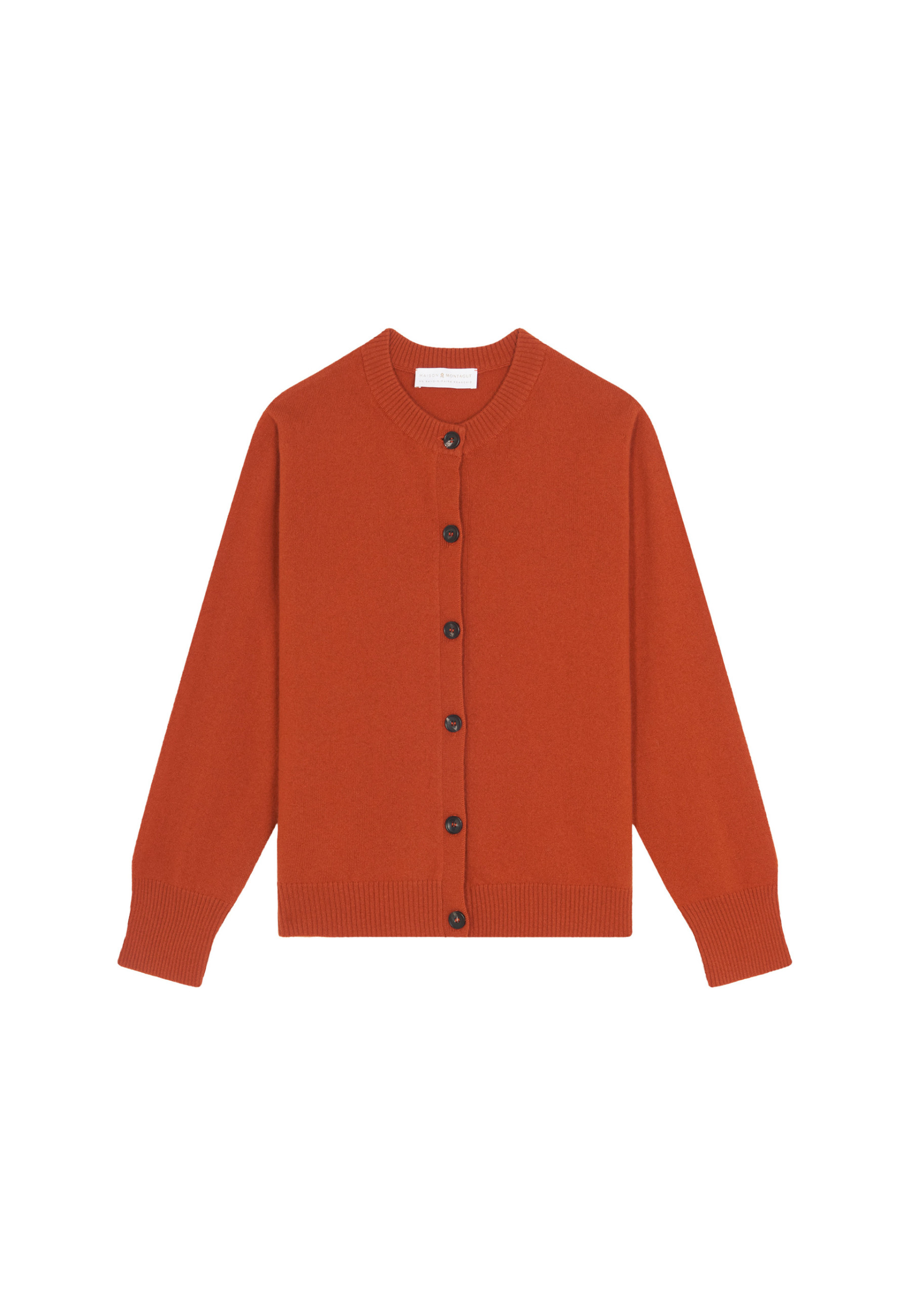 Cashmere round neck buttoned cardigan - Ari