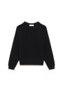 Pull ample bicolore en mohair - Gaby