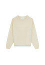 Loose two-tone mohair sweater - Gaby