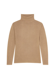 Bamboo cashmere turtleneck t-shirt - Aerio