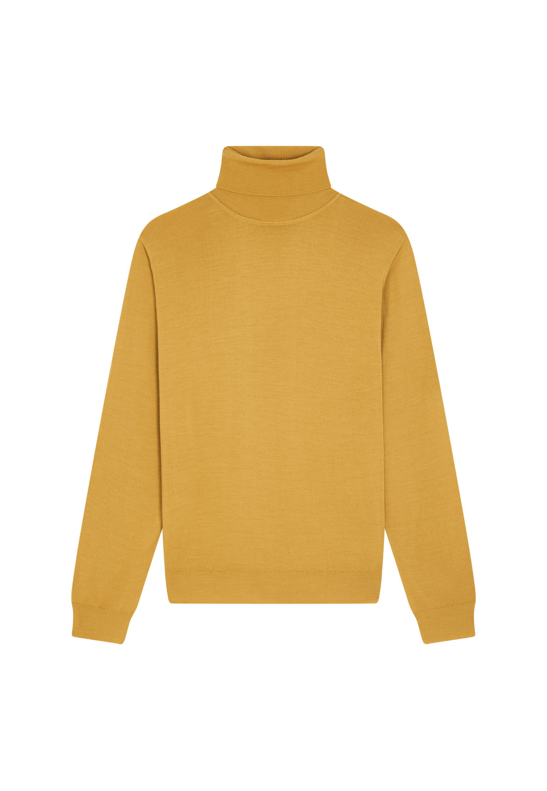 Pull col roulé avec logo en laine mérinos - Enzo