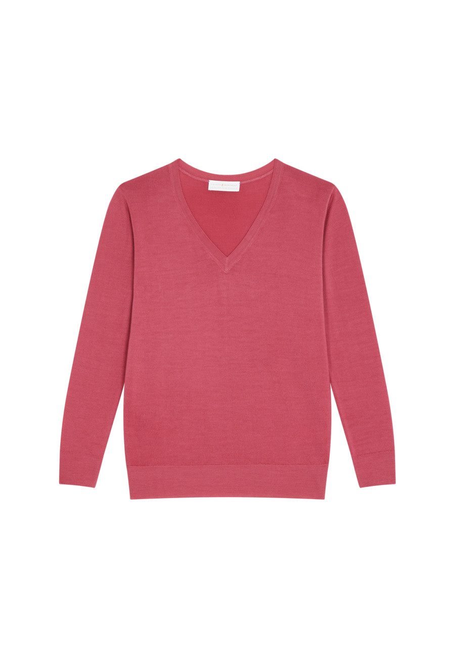 Merino wool V-neck sweater - Arya