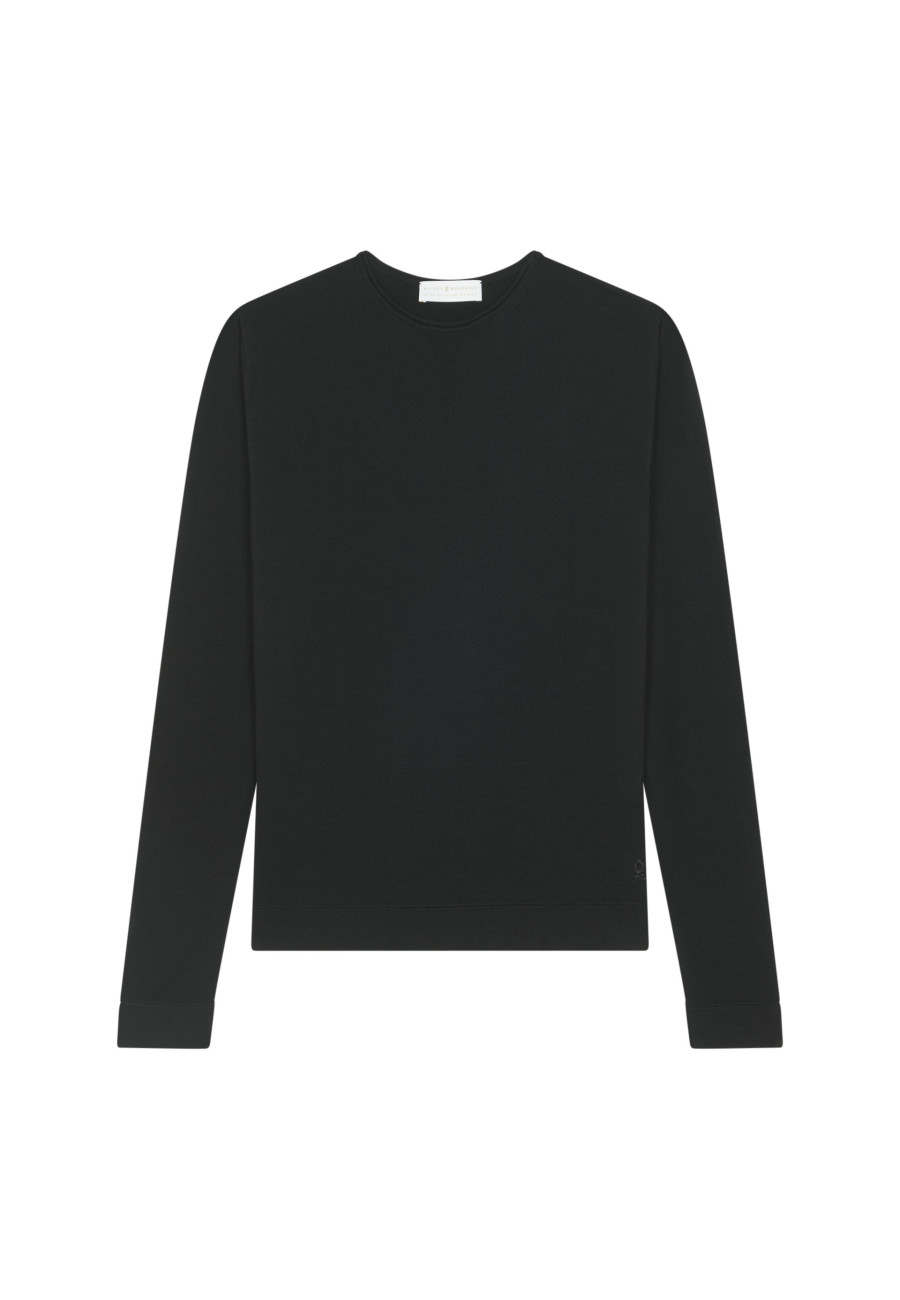 Pull col roulotté laine mérinos - Rythme