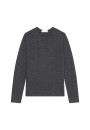 Round-neck merino wool sweater with rolled finishes - Rythme