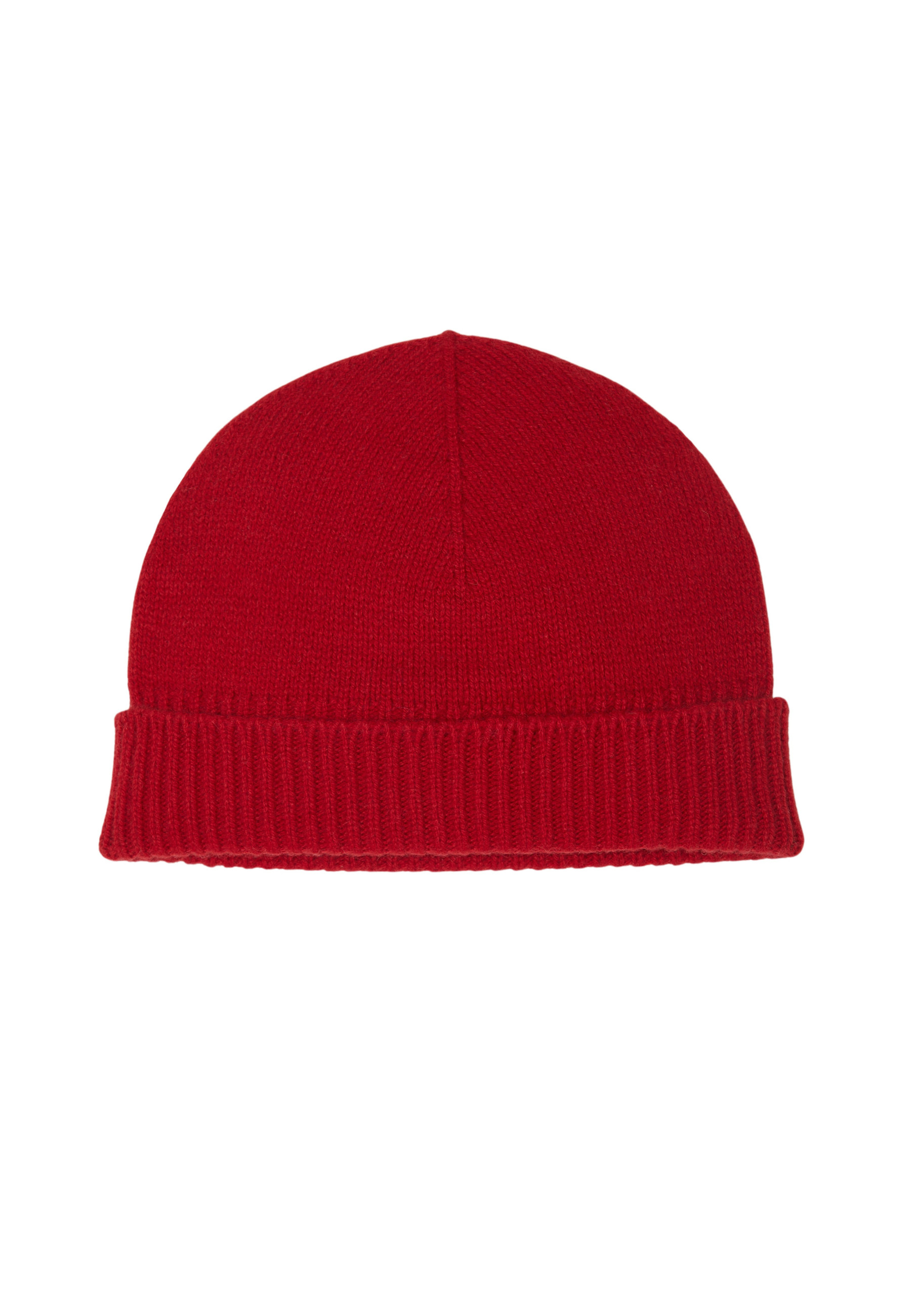 Bonnet unisexe en cachemire et laine recyclés - Gad 7880 empereur - 52 Rouge
