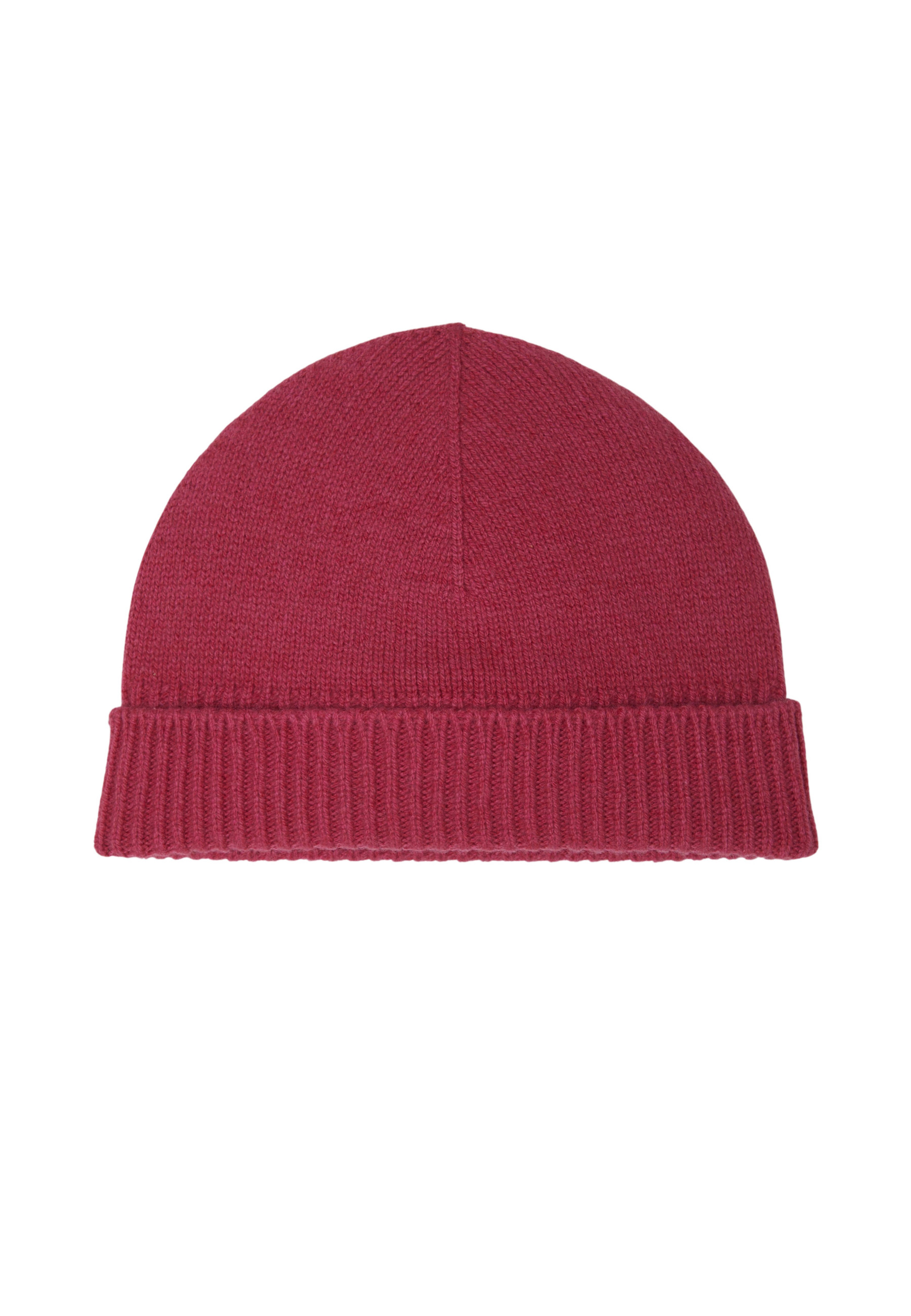 Bonnet unisexe en cachemire et laine recyclés - Gad 7880 empereur - 52 Rouge