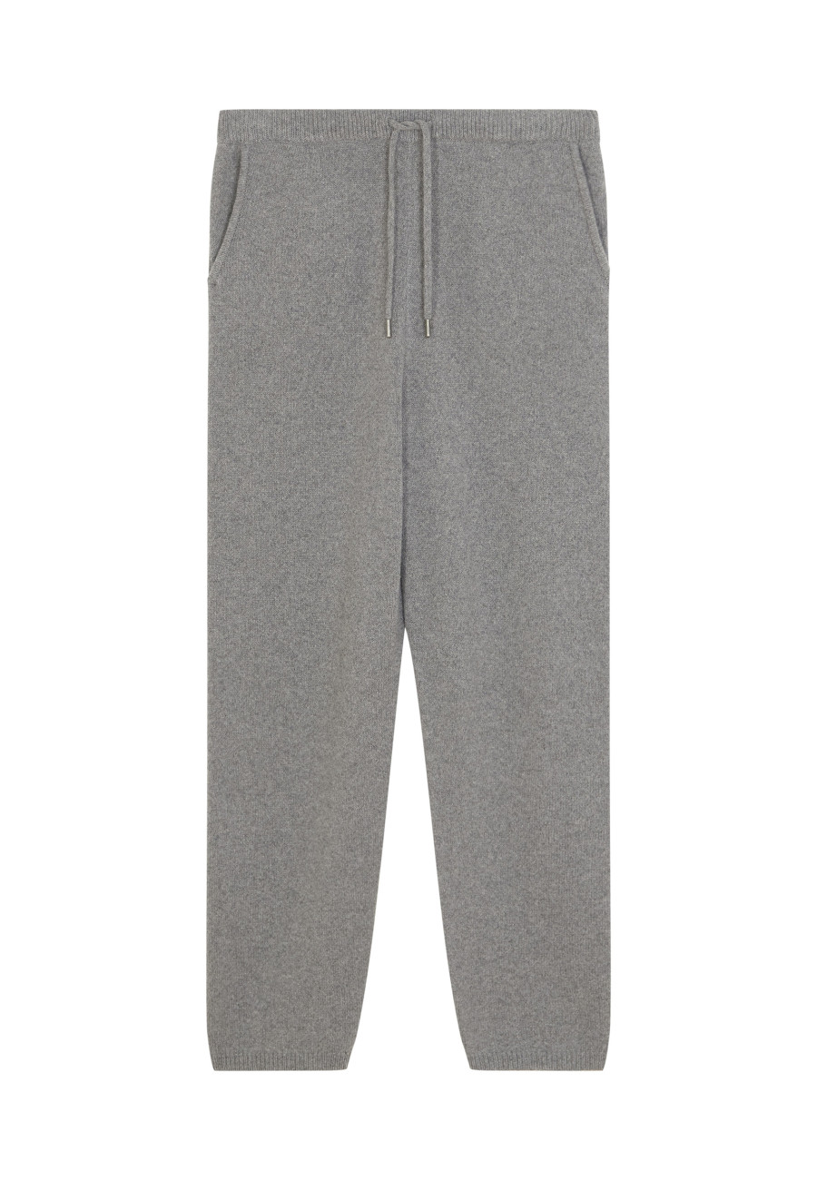 Joggers with pockets in recycled cashmere and wool - Anka