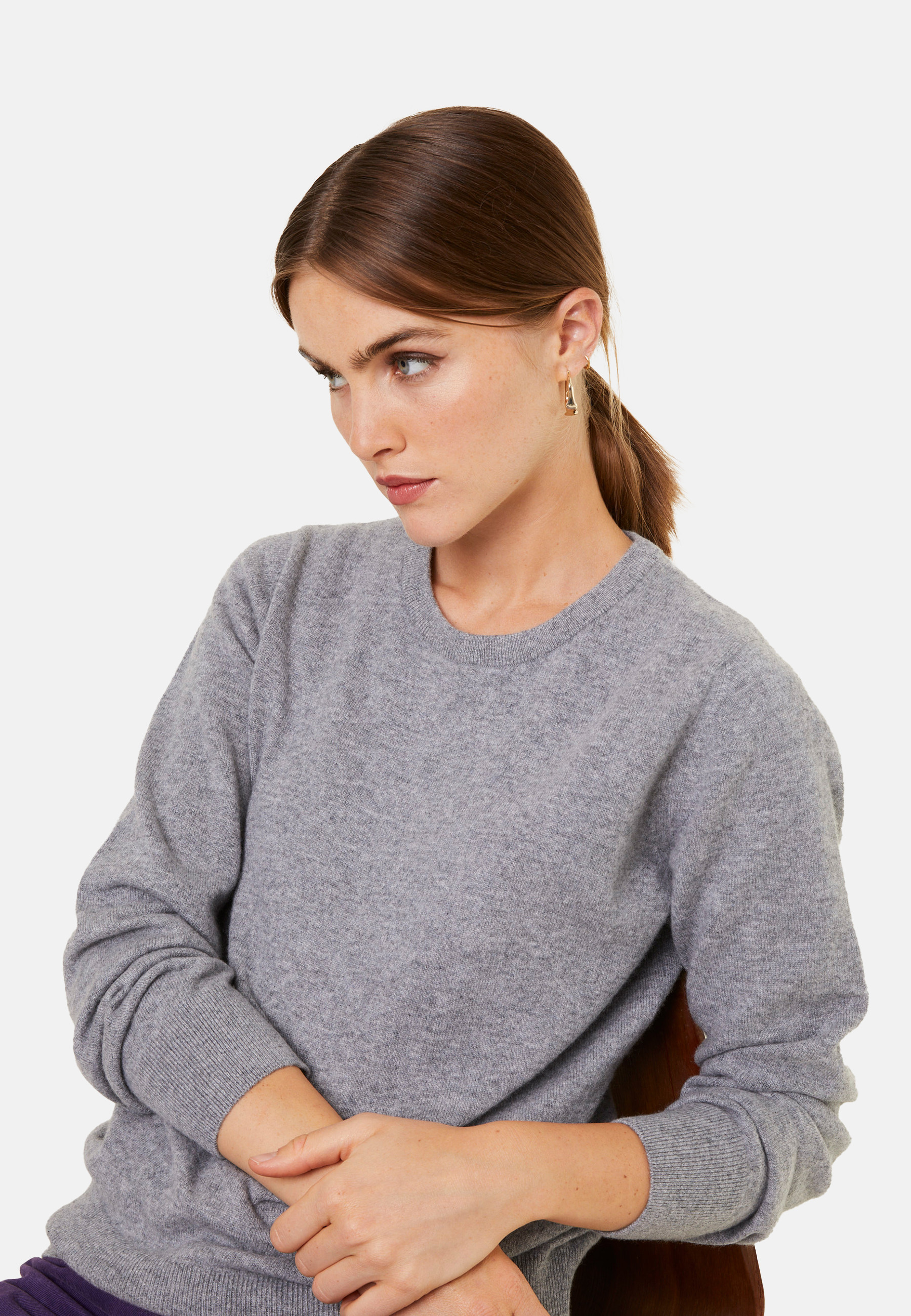 Cashmere round neck sweater - Abeline