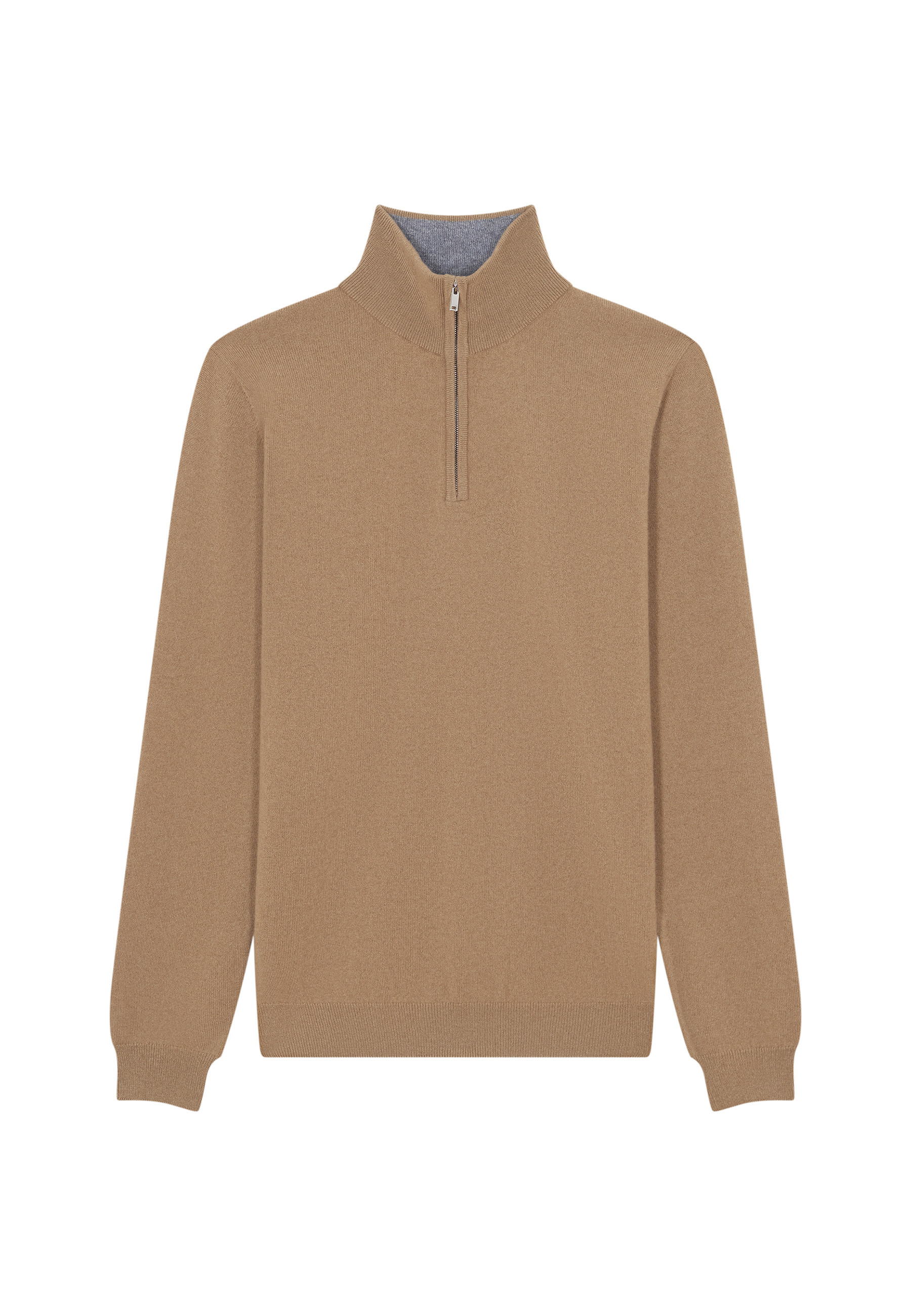 Pull col camionneur en cachemire - Emile 7914 cerise/volute - 51 Bordeaux