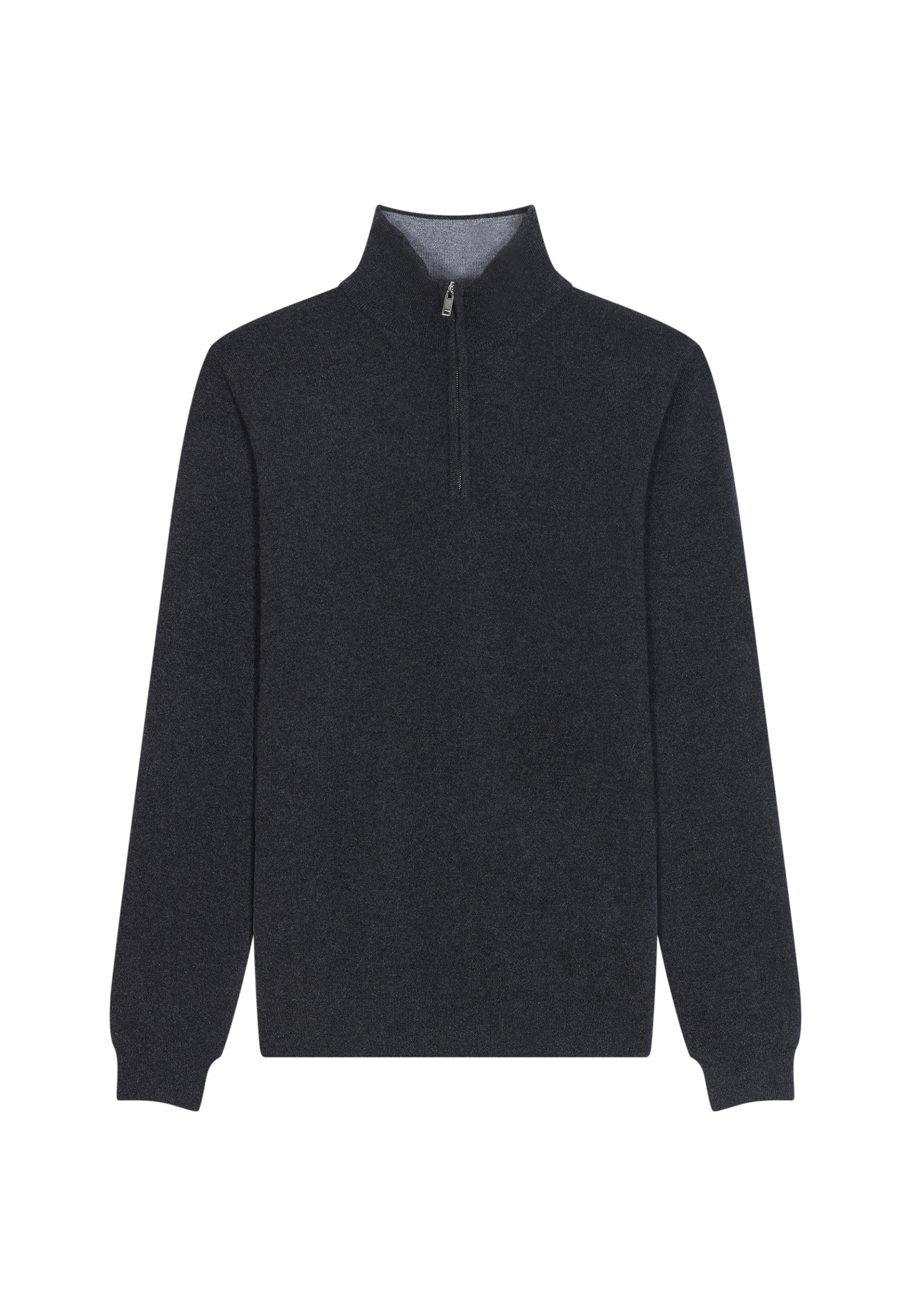 Cashmere sweater with trucker collar - Emile
