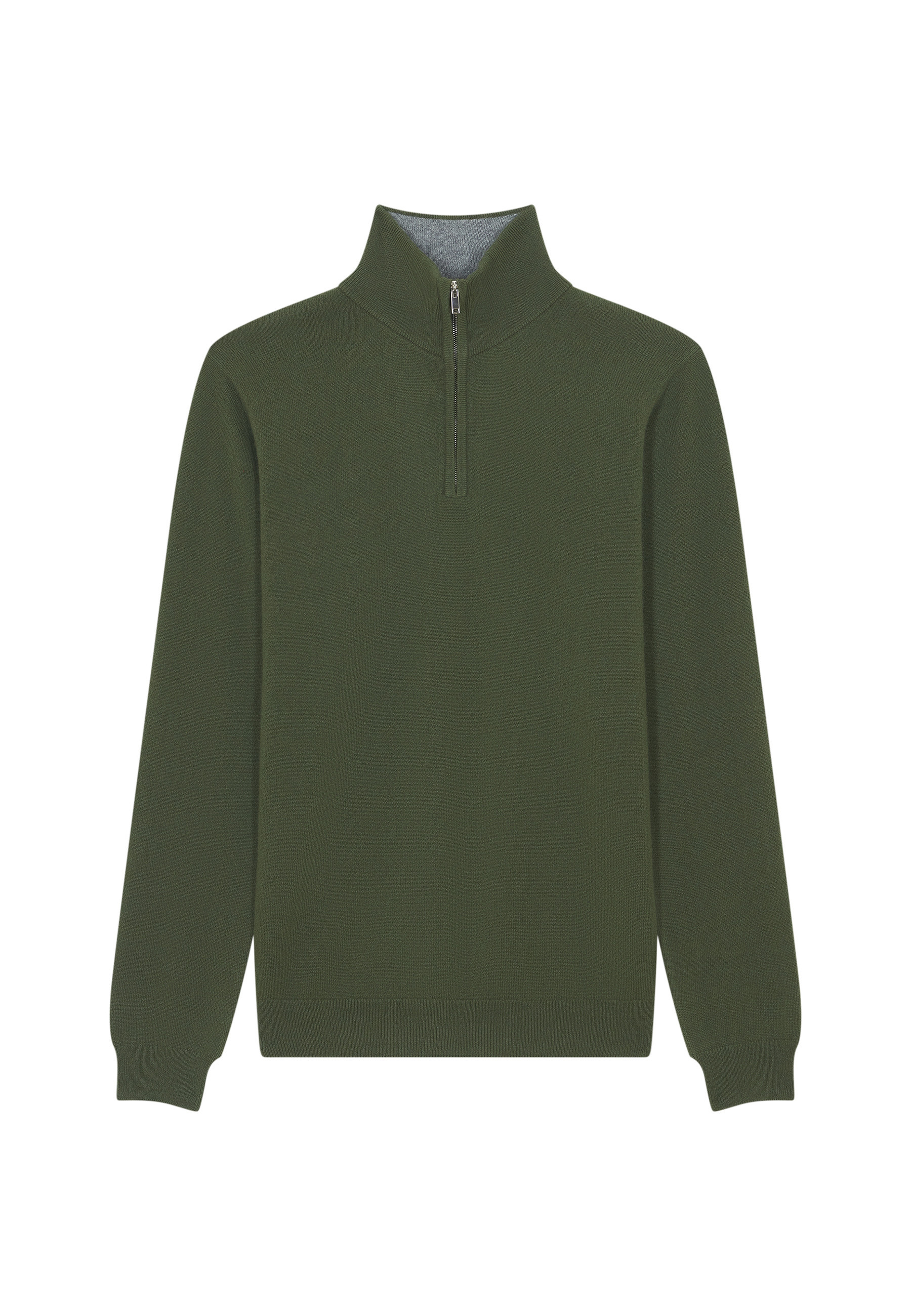 Cashmere sweater with trucker collar - Emile