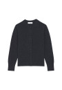 Cashmere round neck buttoned cardigan - Ari