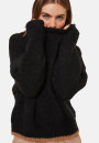 Loose two-tone mohair sweater - Gaby