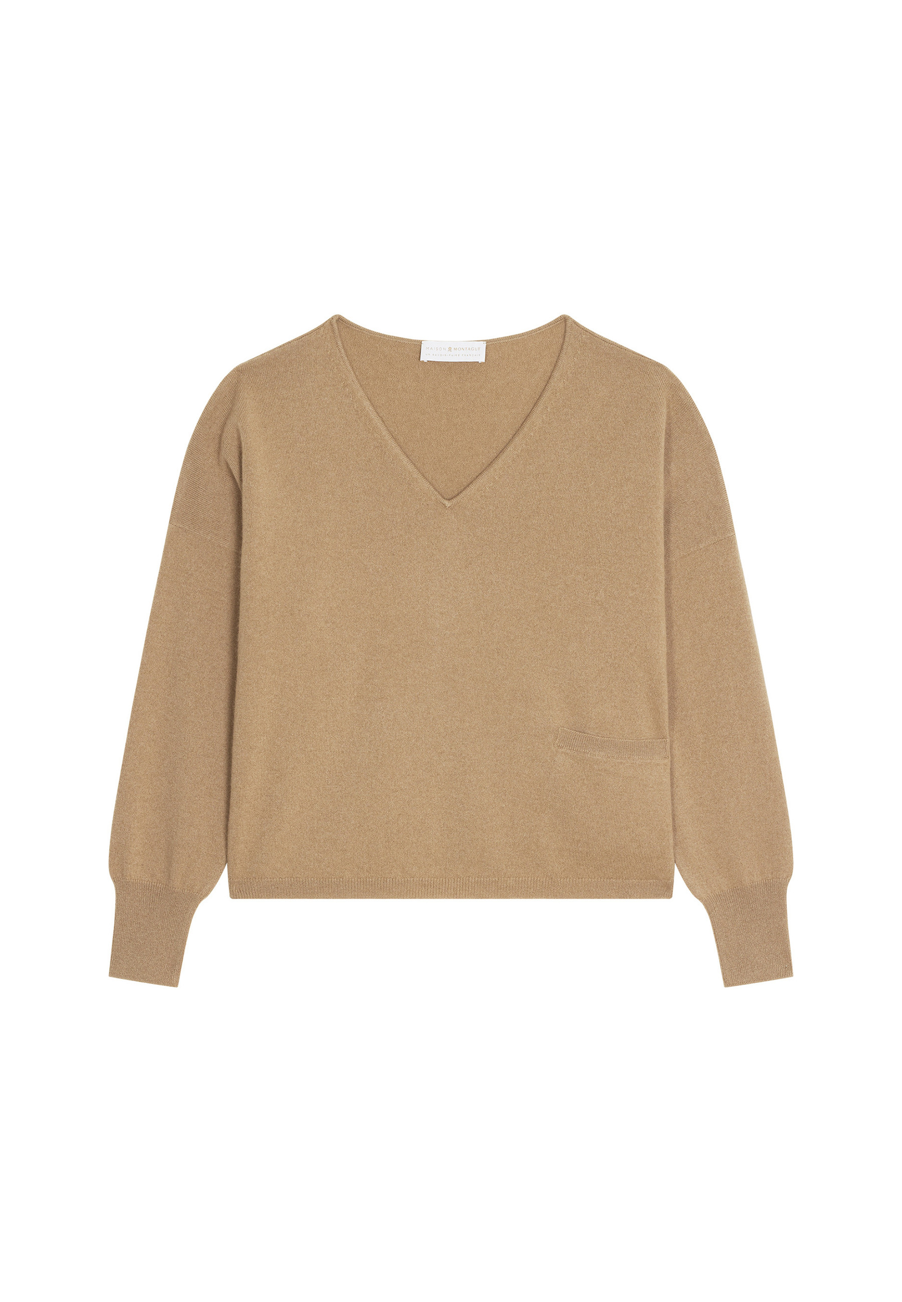 Pull court en cachemire avec poche - Balba