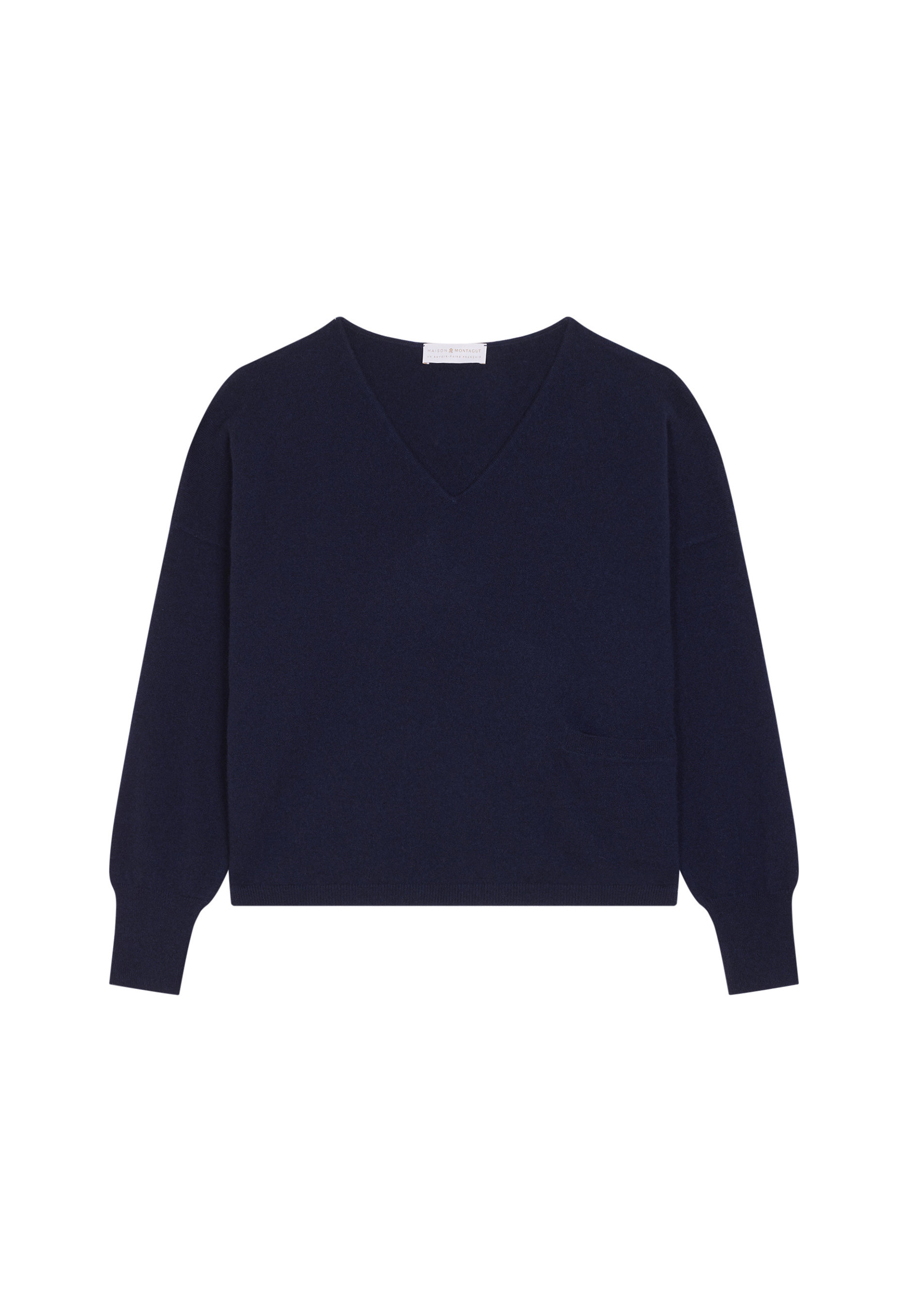 Pull court en cachemire avec poche - Balba