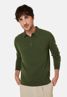 Cashmere polo neck sweater - Emerson