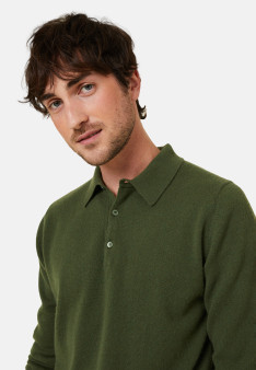 Pull col polo en cachemire - Emerson