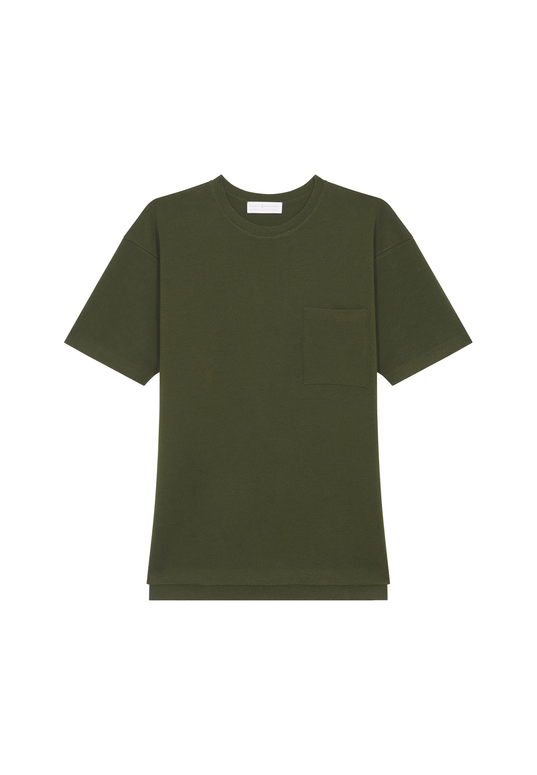 T-shirt ample avec poche en laine mérinos - Florentin
