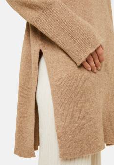 Long loose sweater in wool and cashmere - Galicia