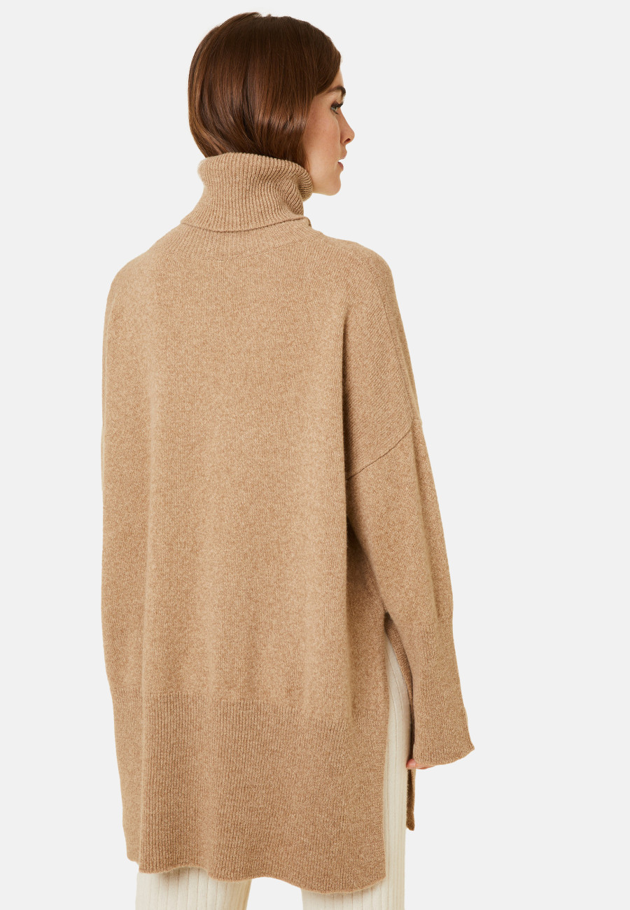 Long loose sweater in wool and cashmere - Galice