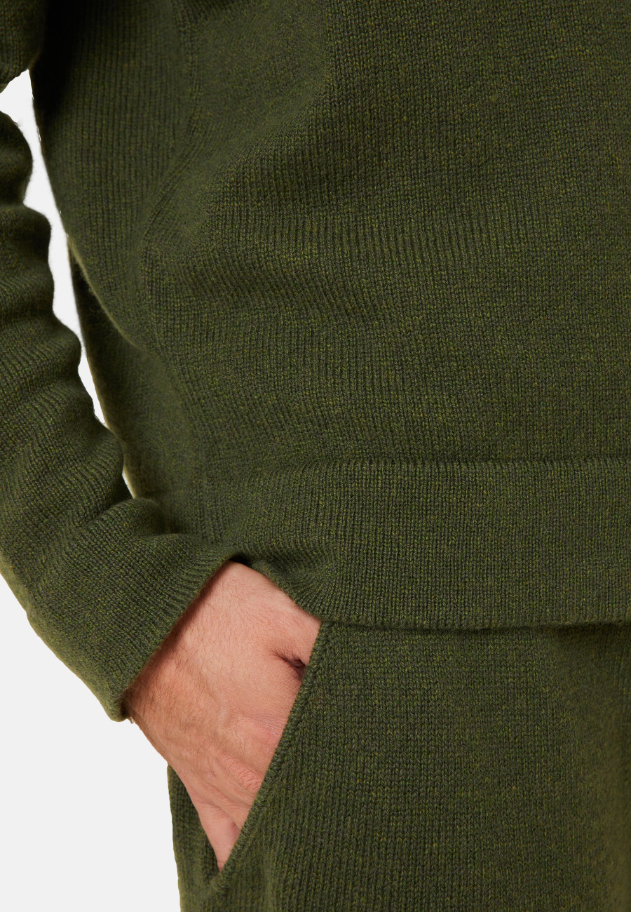 Wool and cashmere round neck sweater - Fado