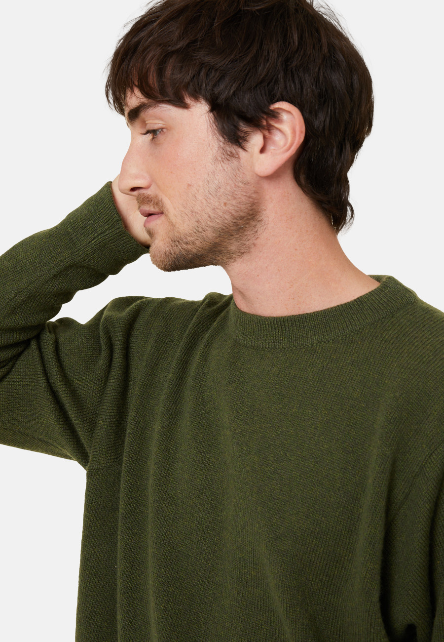 Pull col rond en laine et cachemire - Fado