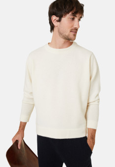 Wool and cashmere round neck sweater - Fado