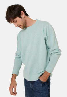 Wool and cashmere round neck sweater - Fado