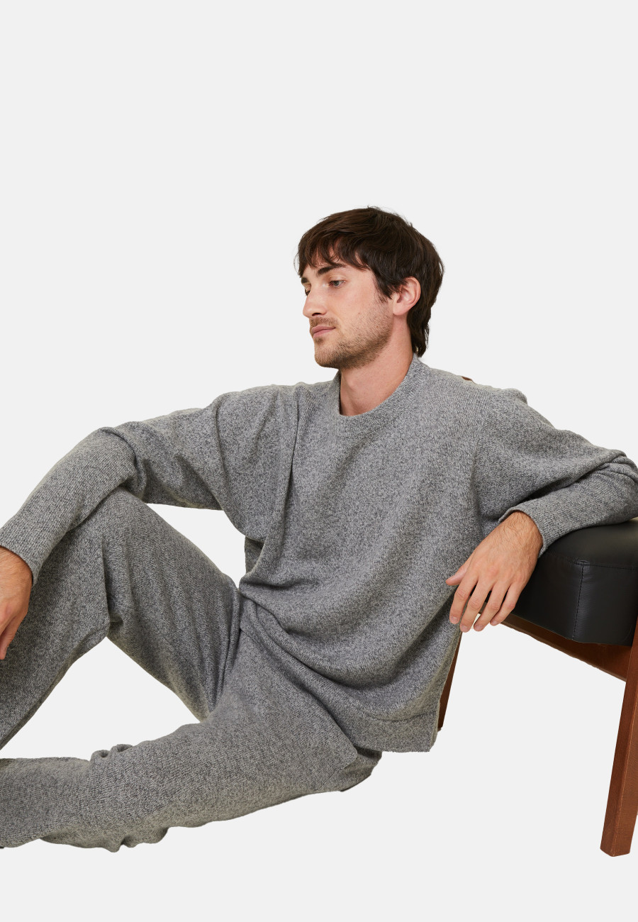 Pull col rond en laine et cachemire - Fado