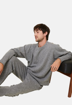 Wool and cashmere round neck sweater - Fado