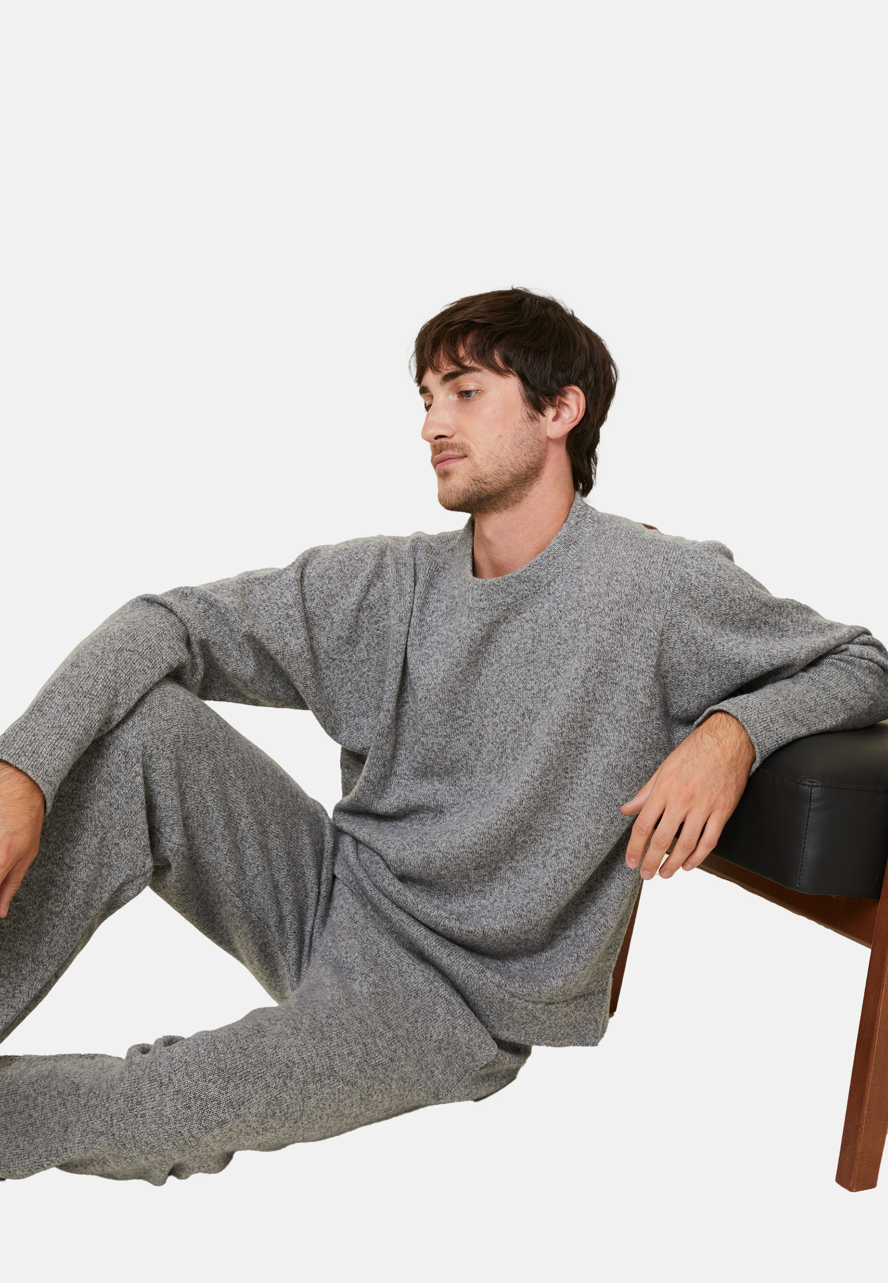 Wool and cashmere round neck sweater - Fado