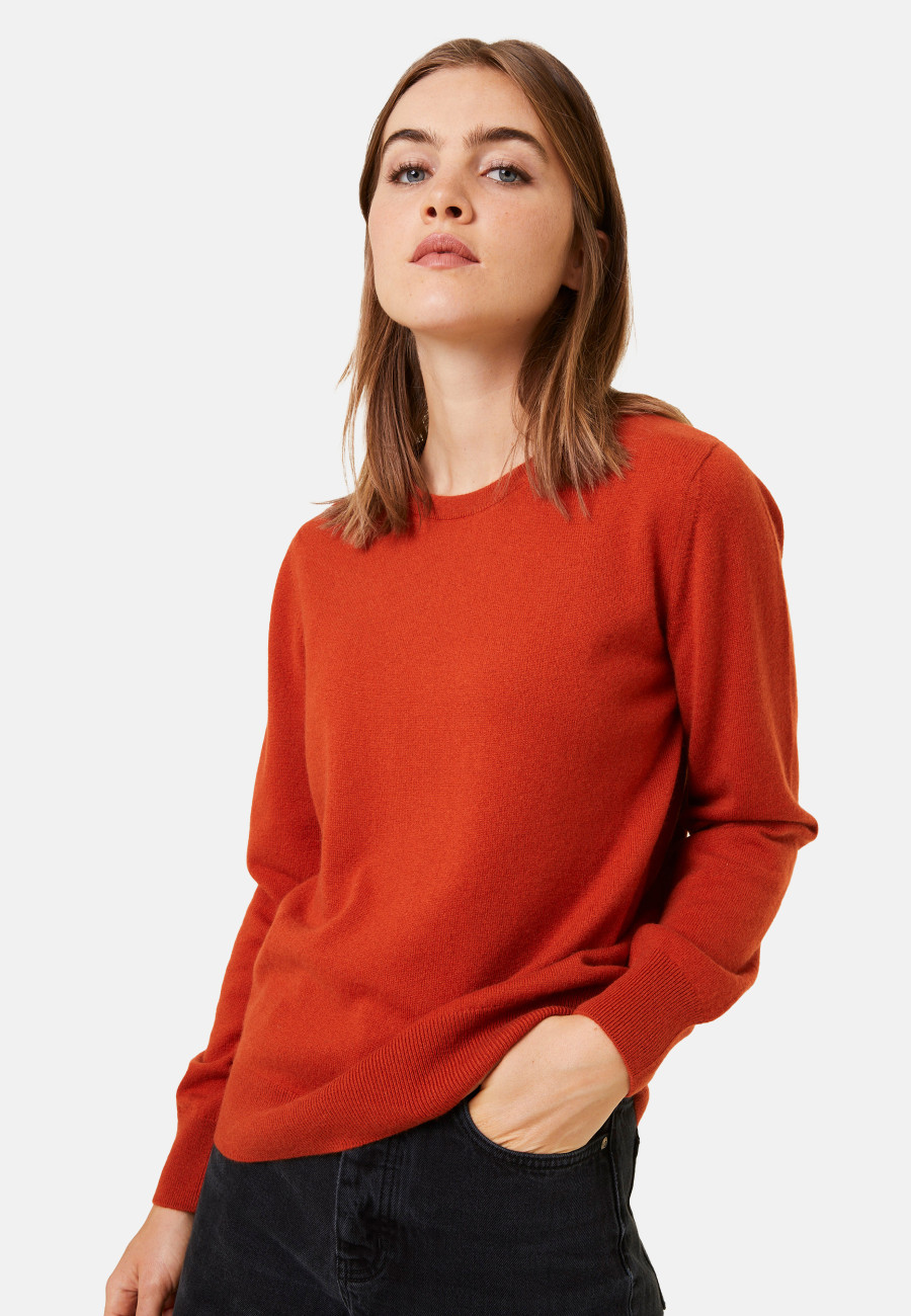 Suéter de cashmere com gola redonda - Abeline