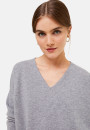 Short cashmere sweater with pocket - Balba