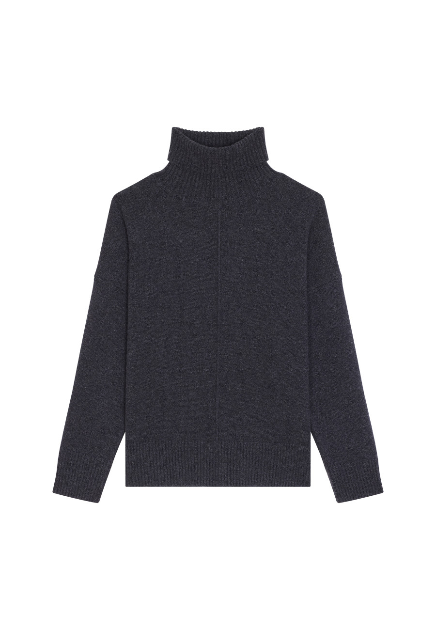 Pull col roulé à fentes en cachemire 4 fils - Adena
