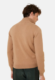 Zipped jacket in 4-ply cashmere - Balthazar