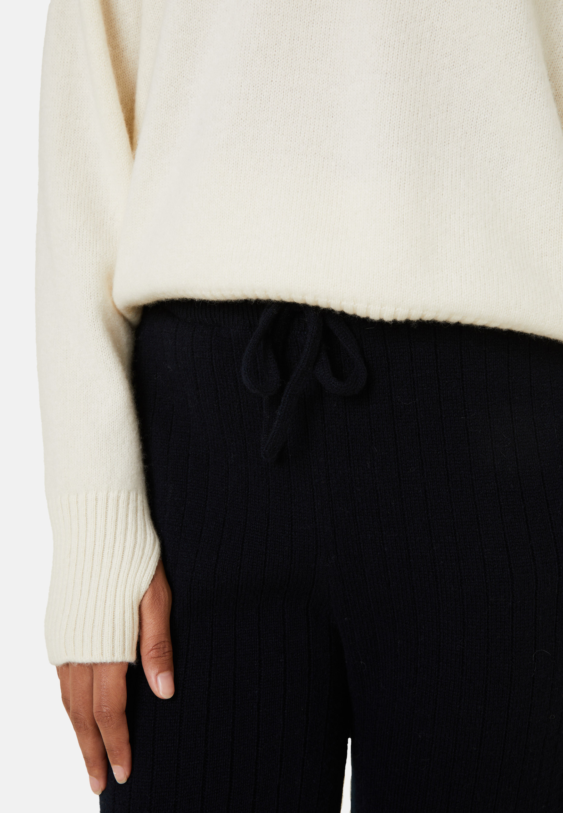 Pantalon fluide en laine et cachemire - Galya