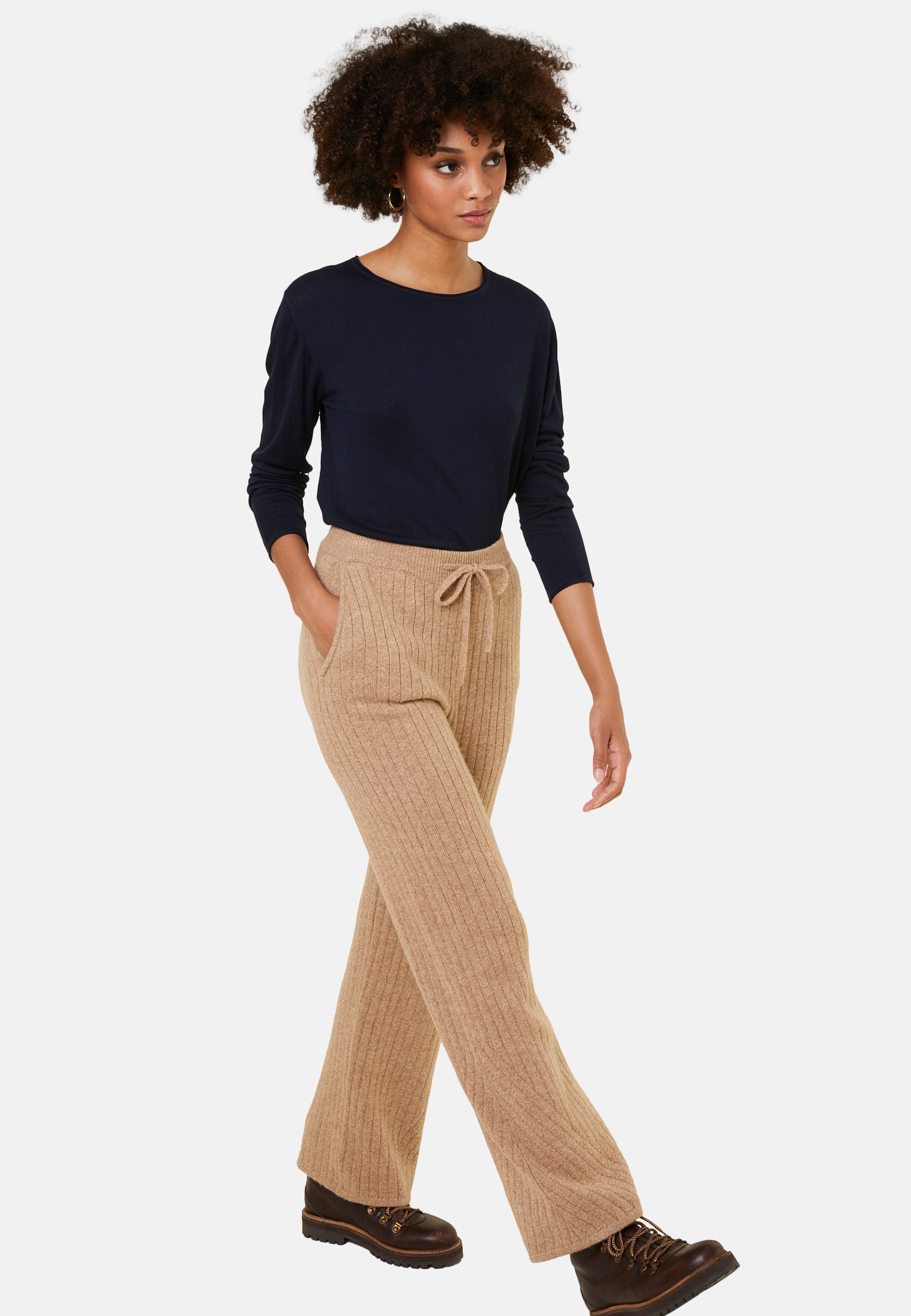 Cropped wool and cashmere turtleneck sweater - Galya