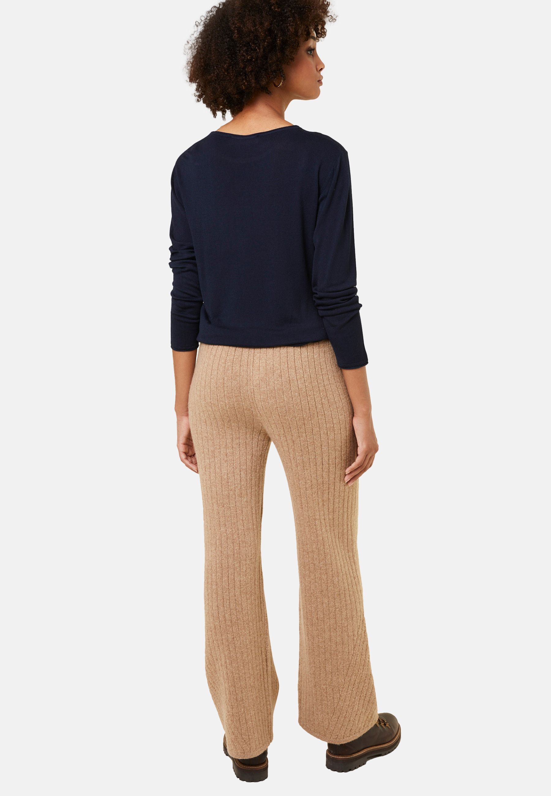 Pantalon fluide en laine et cachemire - Galya