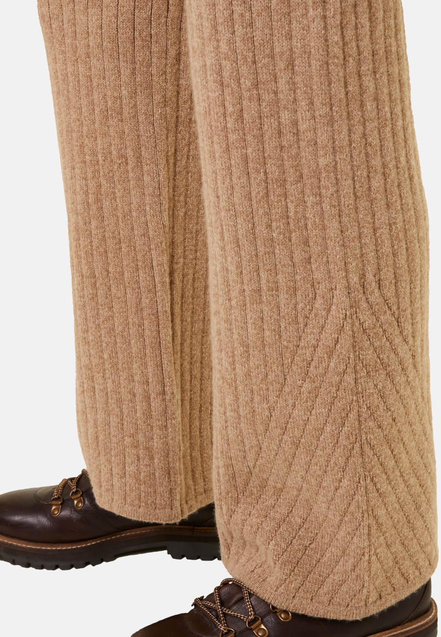 Pantalon fluide en laine et cachemire - Galya
