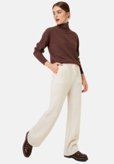 Cropped wool and cashmere turtleneck sweater - Galya