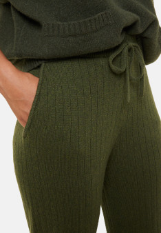 Pantalon fluide en laine et cachemire - Galya