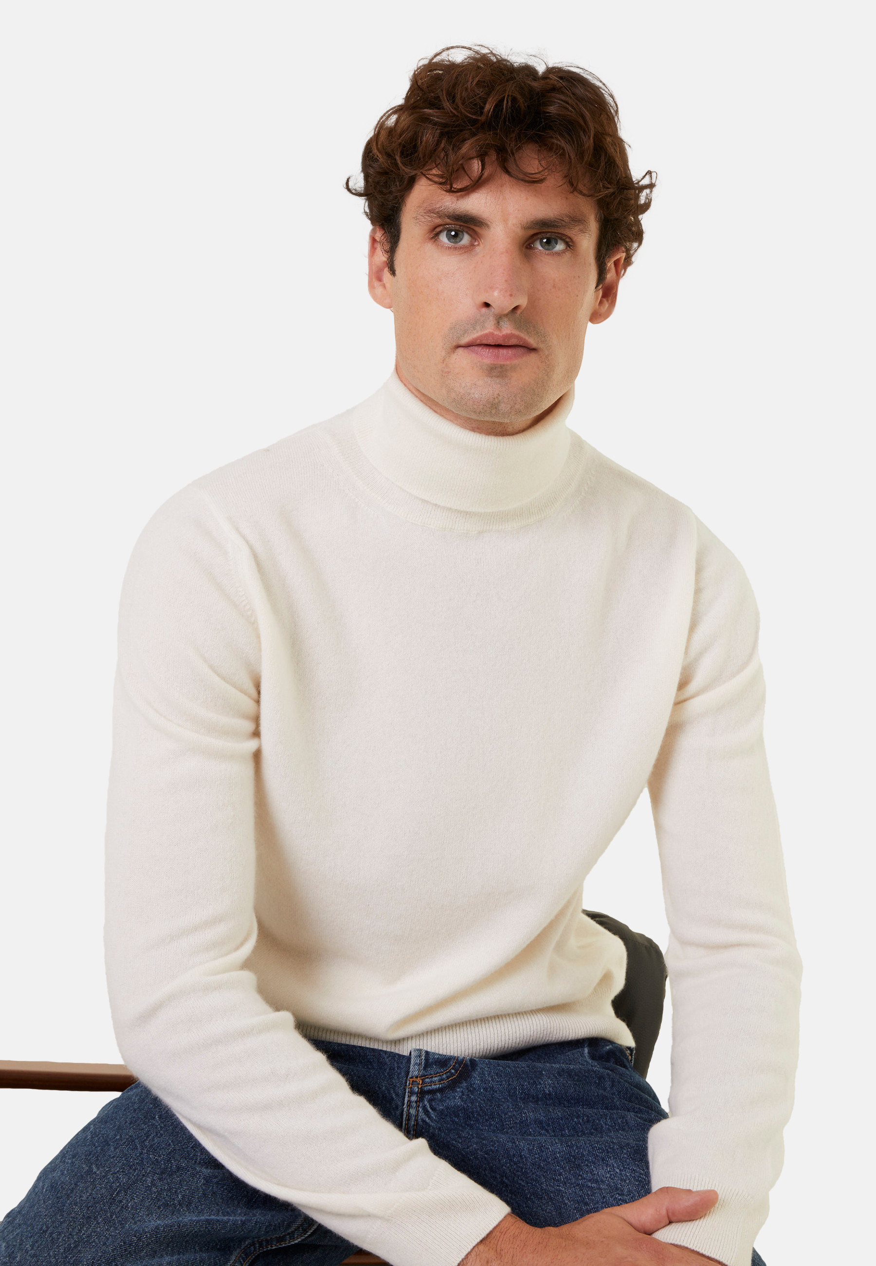 Pull col roulé en cachemire - Eduardo