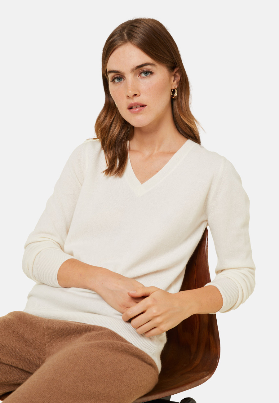 Cashmere V-neck sweater - Abel