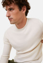 Pull col rond en cachemire finitions roulotées - Ernest