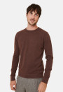 Pull col rond en cachemire finitions roulotées - Ernest