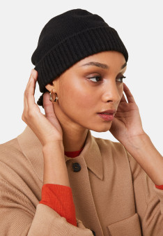Bonnet unisexe en cachemire et laine recyclés - Gad