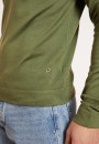 Round-neck merino wool sweater with rolled finishes - Rythme