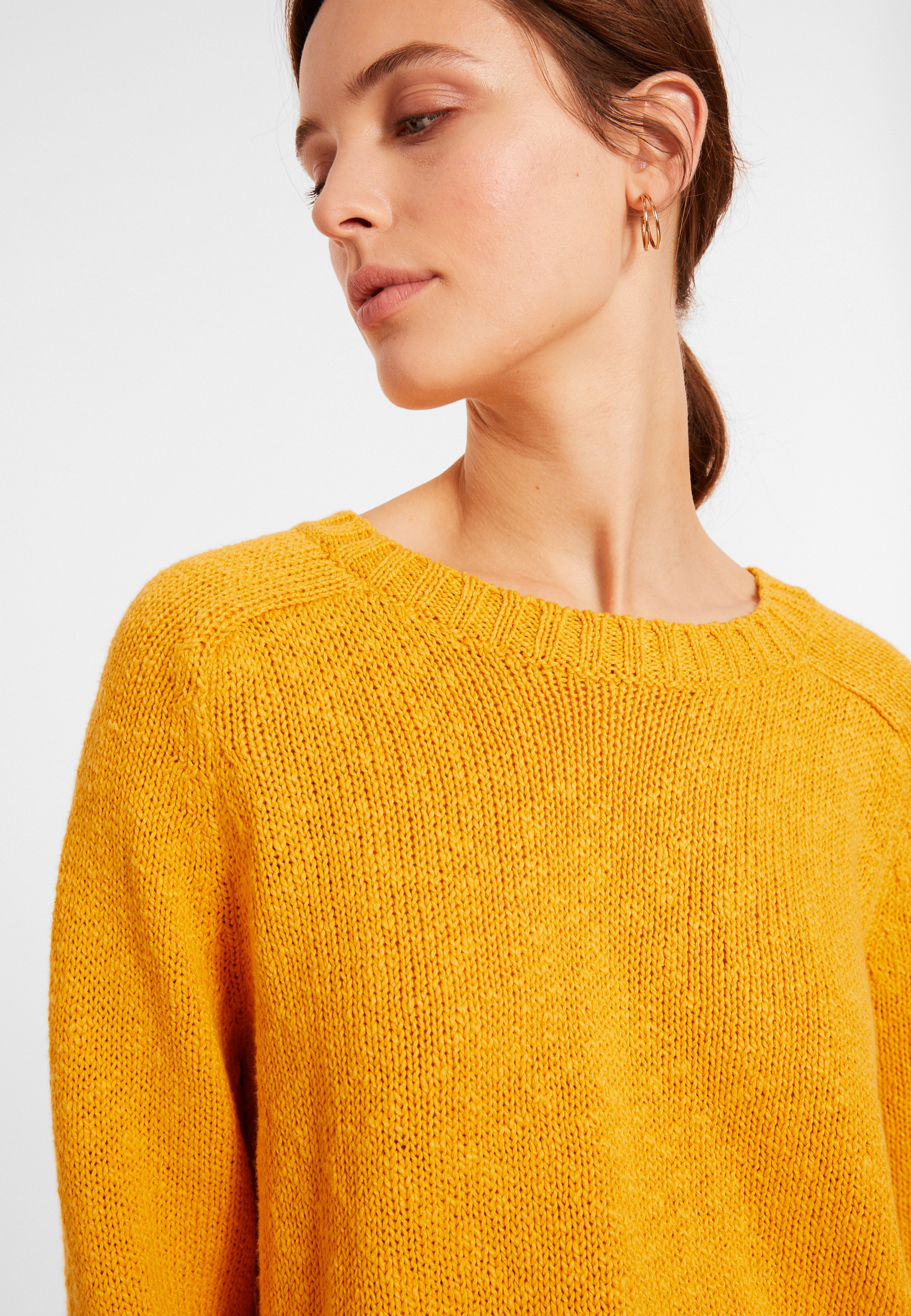 Cotton and linen hammer armhole sweater - Mick