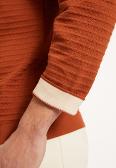 Raglan sleeve cotton sweater - Dwight