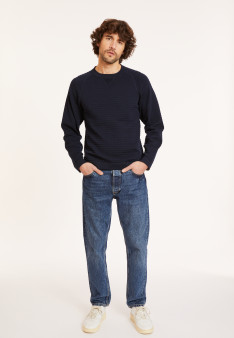 Raglan sleeve cotton sweater - Dwight